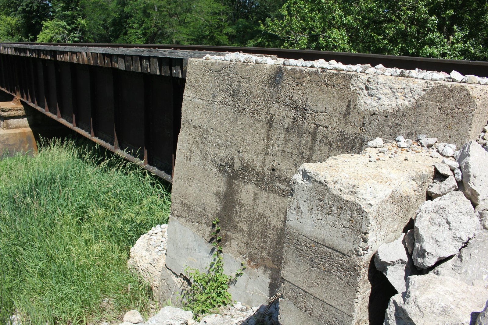East abutment